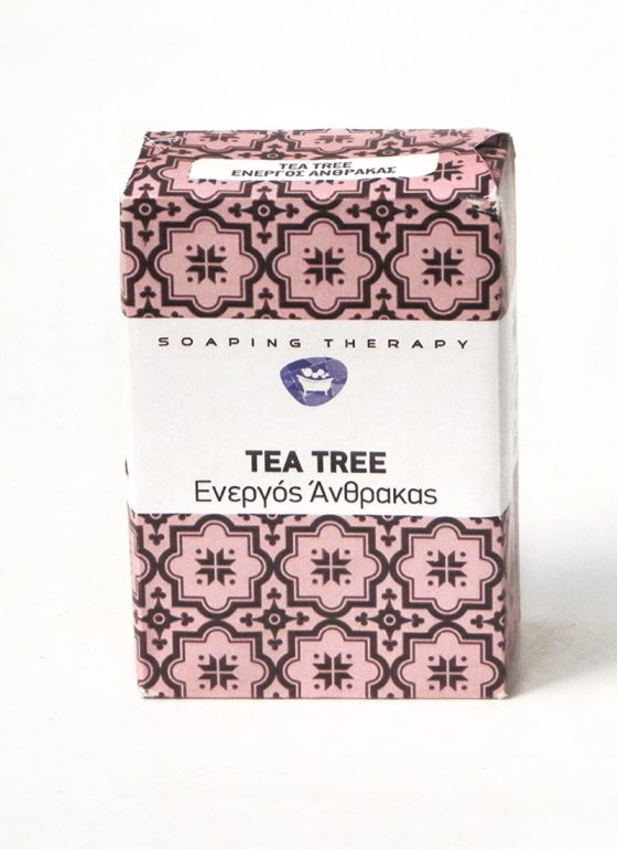 tea tree σαπούνι, ενεργός άνθρακας