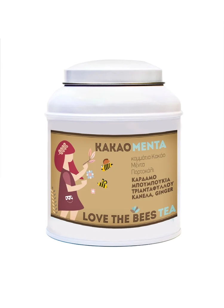 ΚΑΚΑΟ-ΜΕΝΤΑ Herbal Tea-Metallic Box