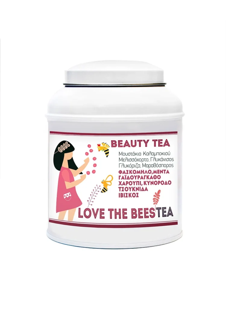 BEAUTY HERBAL TEA-Metallic Box