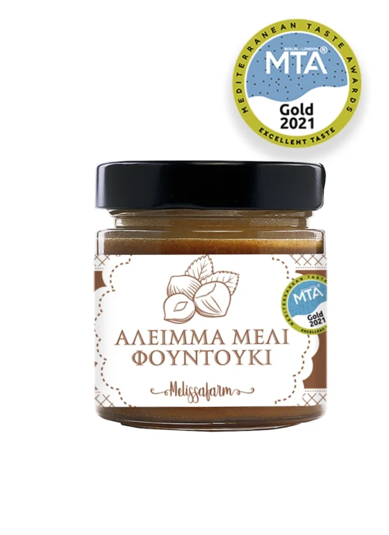 Άλειμμα Φουντουκι με βιολογικό Μέλι Melissafarm